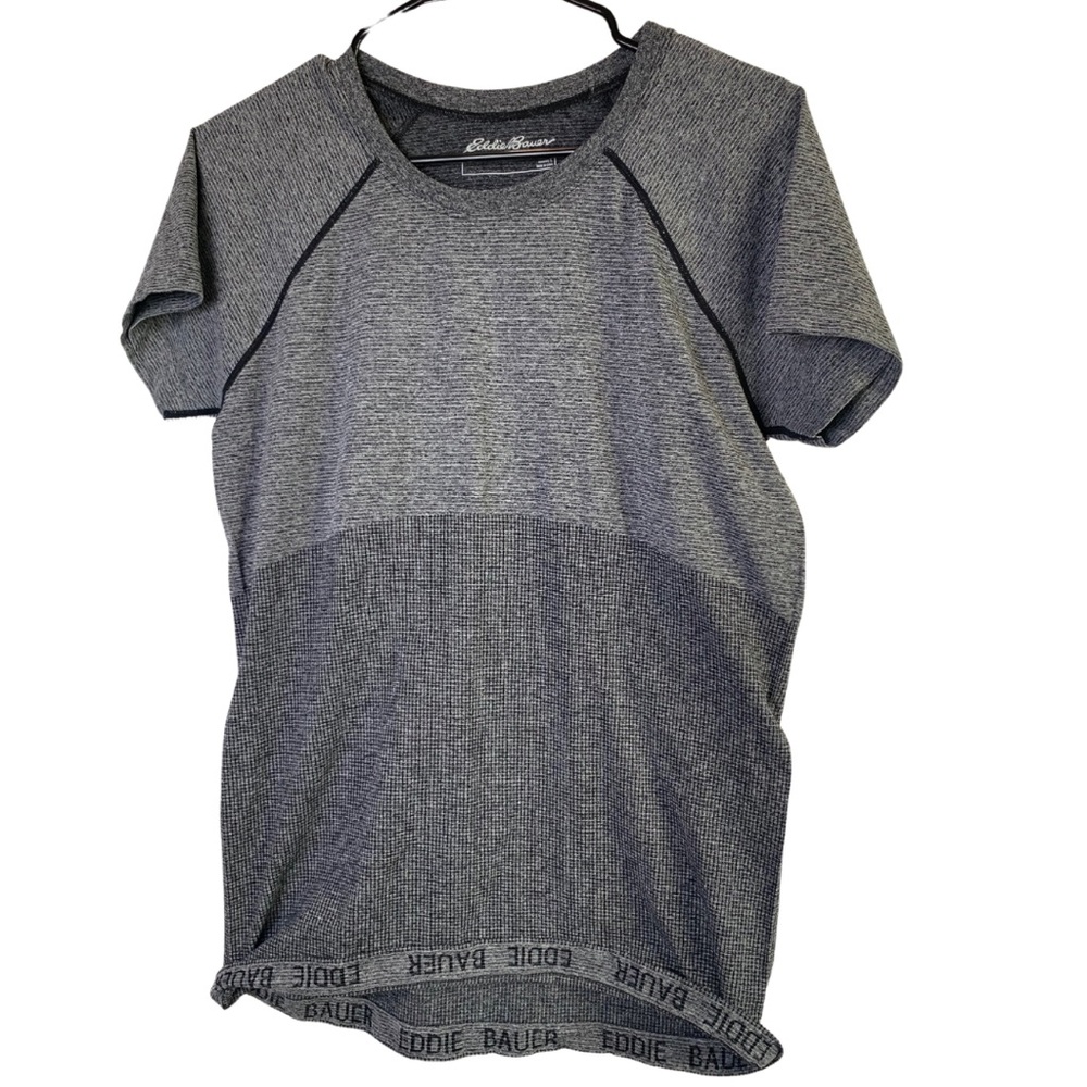 EDDIE BAUER women’s grey t-shirt two toned grey size large